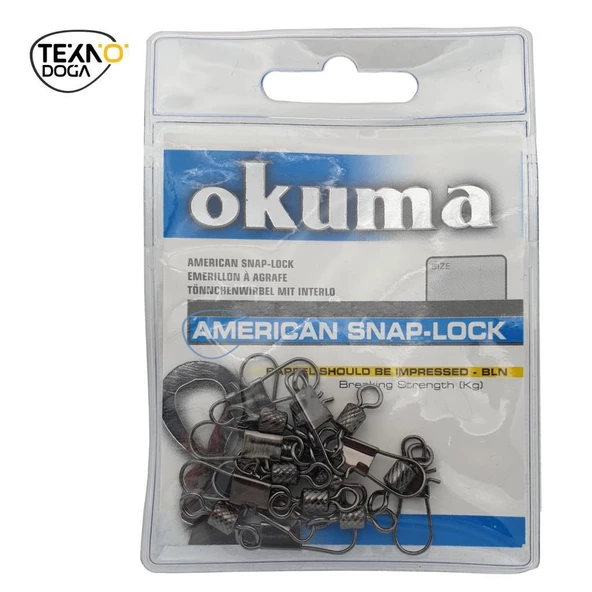 Okuma American Snap Lock Klipsli Fırdöndü - Resim 3