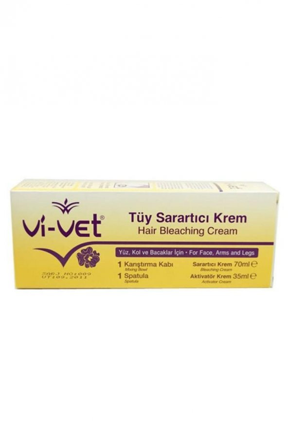 Vi-Vet Tüy Sarartıcı Krem 70 ml + 35 ml 2 Ad. ürün görseli 1