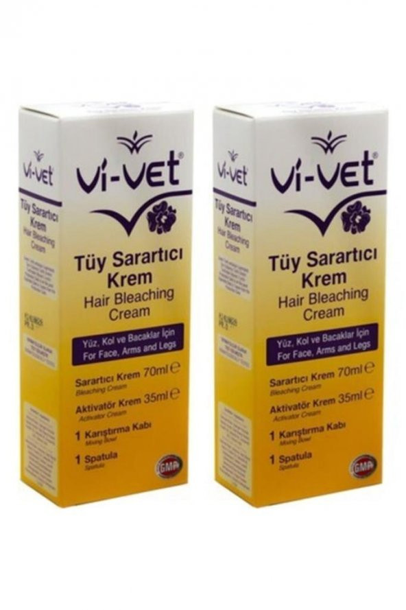 Vi-Vet Tüy Sarartıcı Krem 70 ml + 35 ml 2 Ad. ürün görseli 1