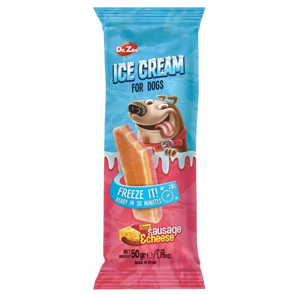 Dr.zoo Helado Sosis Peynirli Köpek Dondurma 50gr ürün görseli 1