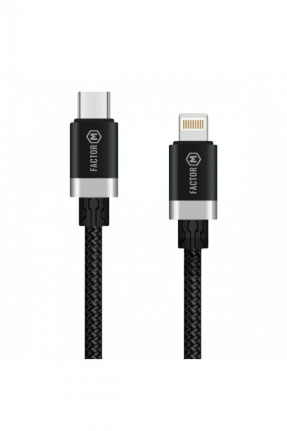 Factor-M Platınum Kablo Type-C To Type-C 2.4A 1.2M 20W ürün görseli 1