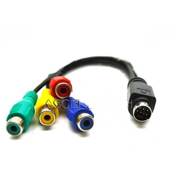 7 Pin S-Video to 4'lü RCA Kablo ürün görseli 1