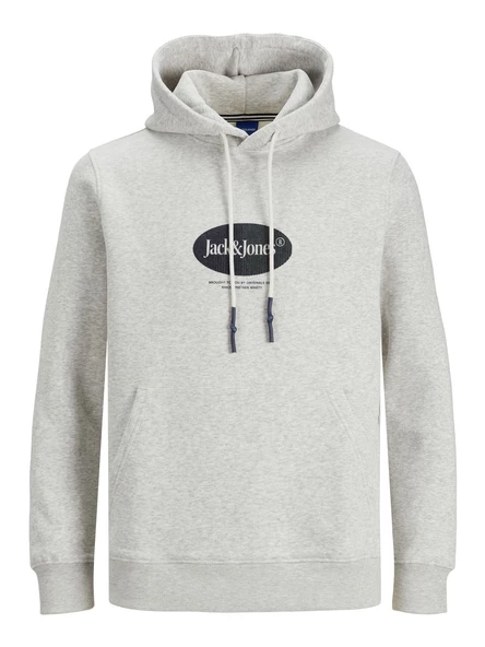 JACK JONES Kapüşonlu Yazı Baskılı Erkek Sweatshirt 12242197 ürün görseli 1