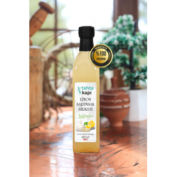 Tahtakapı Limon Sarımsak Sirkesi 500 Mililitre - Resim 2