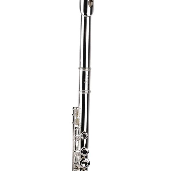 Jinbao JBFL-6237S Gümüş Yan Flüt - Resim 4