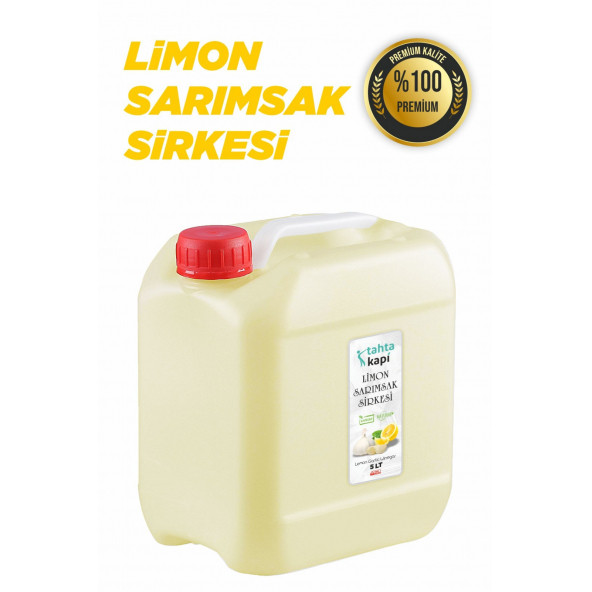 Tahtakapı Limon Sarımsak Sirkesi 5 Litre - Resim 2