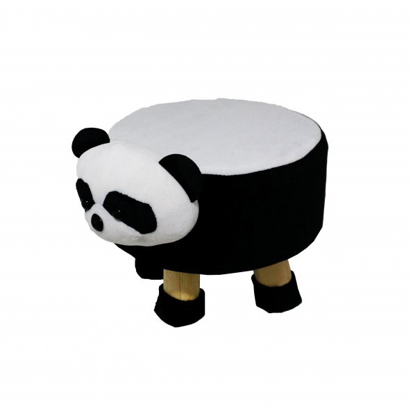 T. Concept  Hayvan ( Panda ) Figürlü Çocuk Pufu, Lastikli Kılıflı, Yıkanabilir ürün görseli 1