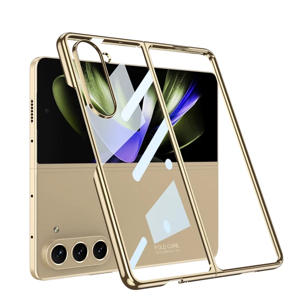 Gpack Samsung Galaxy Z Fold 5 Kılıf Kıpta Camlı Full Kapak ürün görseli 1