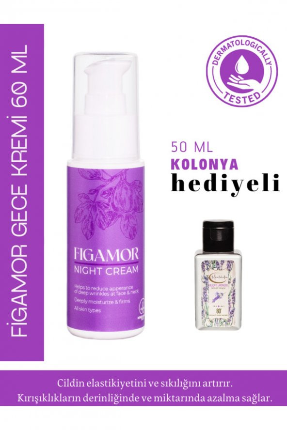 Figamor Nemlendirici Sıkılaştırıcı & Kırışıklık Karşıtı Onarıcı Gece Kremi 60 ml ürün görseli 1