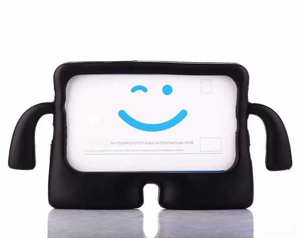 Smcase Samsung Galaxy Tab 4 T280 Kılıf Tutacaklı Çocuklar İçin Silikon ib1 ürün görseli 1
