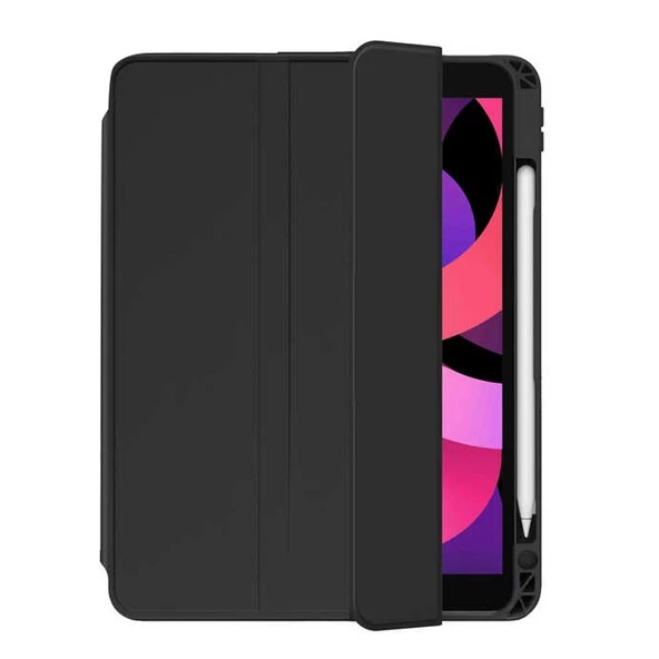 Smcase Apple iPad Pro 11 2020 2.Nesil Kılıf Standlı Kalem Bölmeli Arkası Şeffaf nt2 ürün görseli 1
