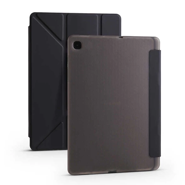 Smcase Samsung Galaxy Tab A7 10.4 T500 2020 Kılıf Katlanabilir Standlı Pu Silikon tf1 ürün görseli 1