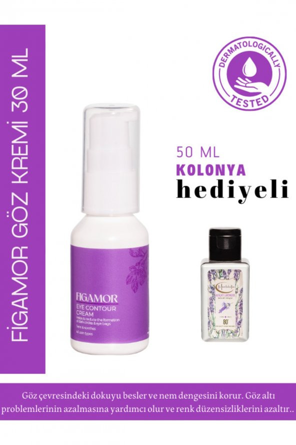 Figamor Yoğun Nemlendirici Morluk Giderici & Aydınlatıcı  Göz Çevresi Kremi 30 ml ürün görseli 1
