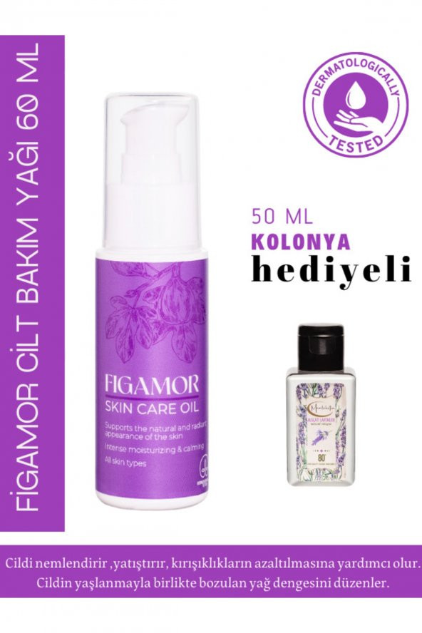 Figamor Yatıştırıcı Nemlendirici & Işıltı Verici Mucizevi Cilt Bakım Yağı 60 ml ürün görseli 1