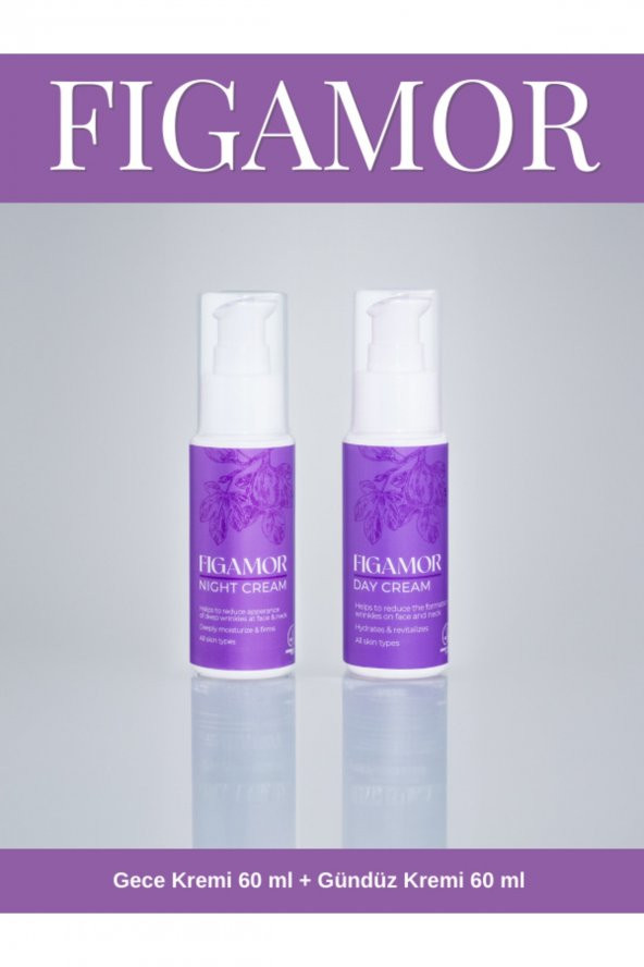Figamor Gece Kremi 60 ml  Gündüz Kremi 60 ml ürün görseli 1