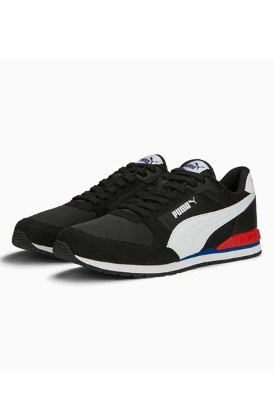 Puma ST Runner v3 Mesh Unisex Sneaker Ayakkabı Siyah Beyaz 36-40 ürün görseli 1
