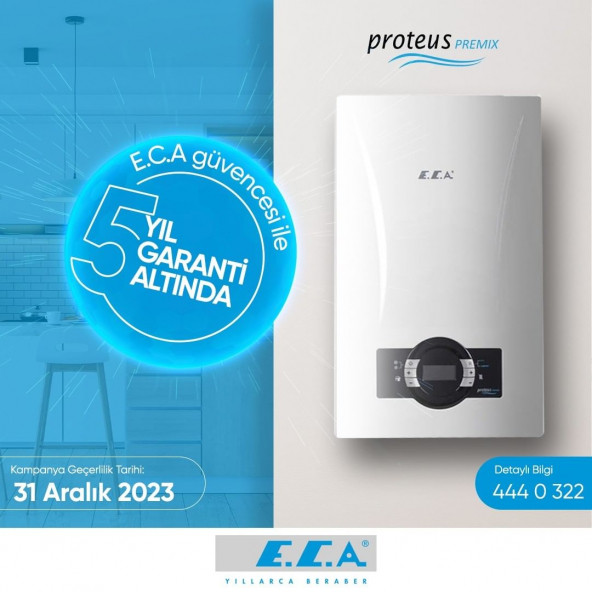 ECA PROTEUS PREMİX 24 KW TAM  YOĞUŞMALI KOMBİ ürün görseli 1