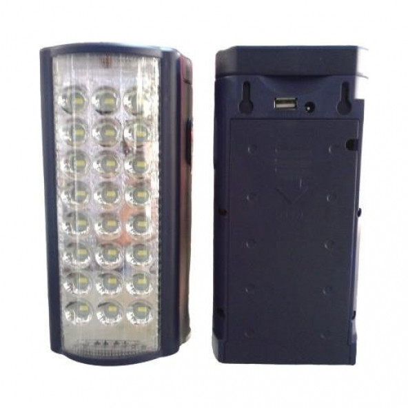 Fujita 2606L Usb Şarj Çıkışlı 24 Led 80 Saat Akülü Şarjlı Işıldak Fujita ürün görseli 1