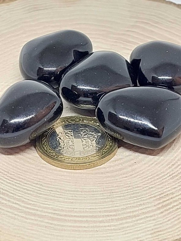Oniks Taşı Kalp Şekilli (14-16gr) - Resim 3