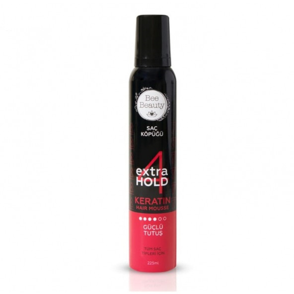 Bee Beauty Keratin Güçlü Tutuş Saç Köpüğü 225 ML ürün görseli 1