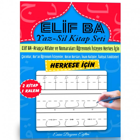 Elif-BA Yaz Sil Kitap Seti (2 Kitap) ürün görseli 1