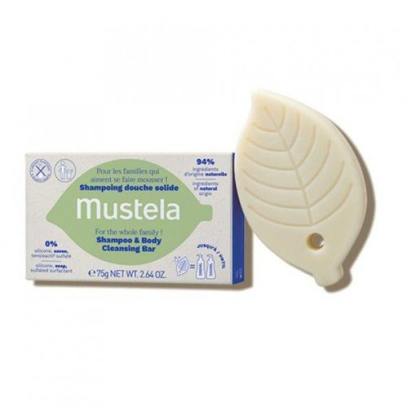 Mustela Shampoo Body Cleasing Bar 75 g ürün görseli 1