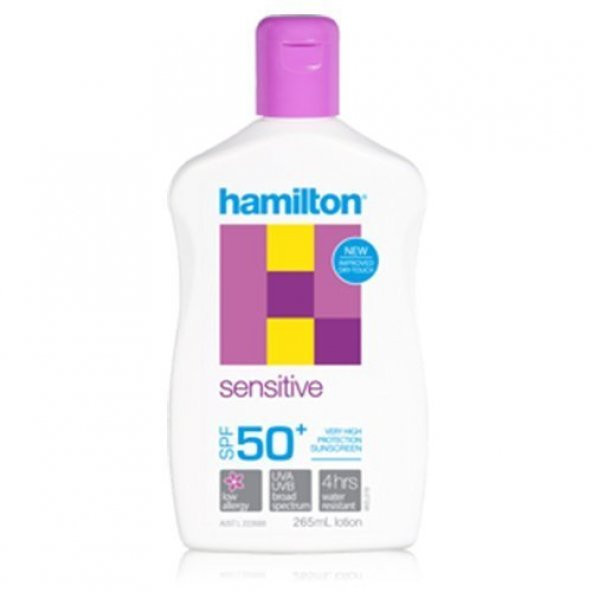 Hamilton Sensitive Hassas Lotion SPF 50+ 265ml ürün görseli 1