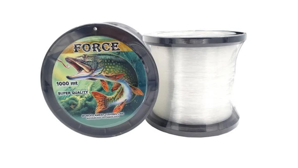 EFFE Force 1000m Monofilament Bobin Olta Misinası Beyaz V2 ürün görseli 1