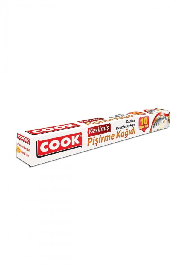 COOK Kesilmiş Pişirme Kağıdı 10 Yaprak ürün görseli 1