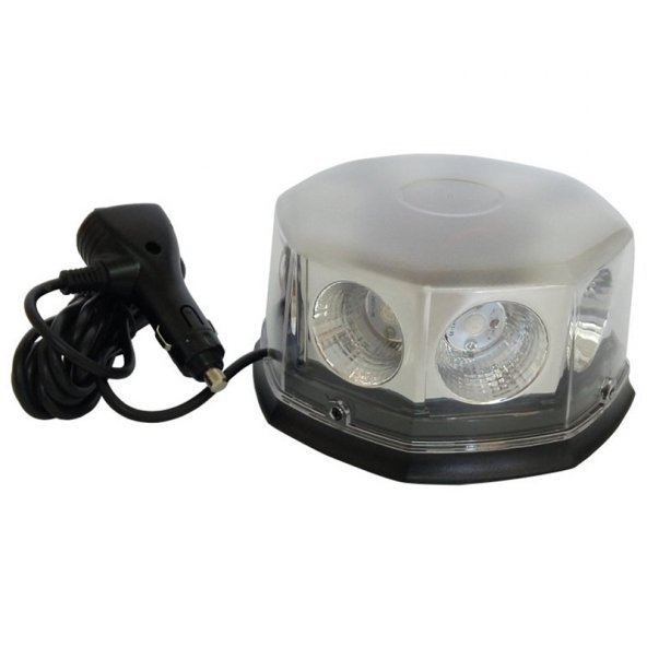 Space Mıknatıslı Tepe Lambası Cree Ledli Yuvarlak Kırmızı Mavi 12V / LAIK110 ürün görseli 1