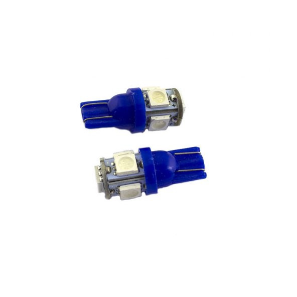 Space Led Ampul Dipsiz T10-5SMD Mavi 2'li Set 24V / LAAM638-1 ürün görseli 1