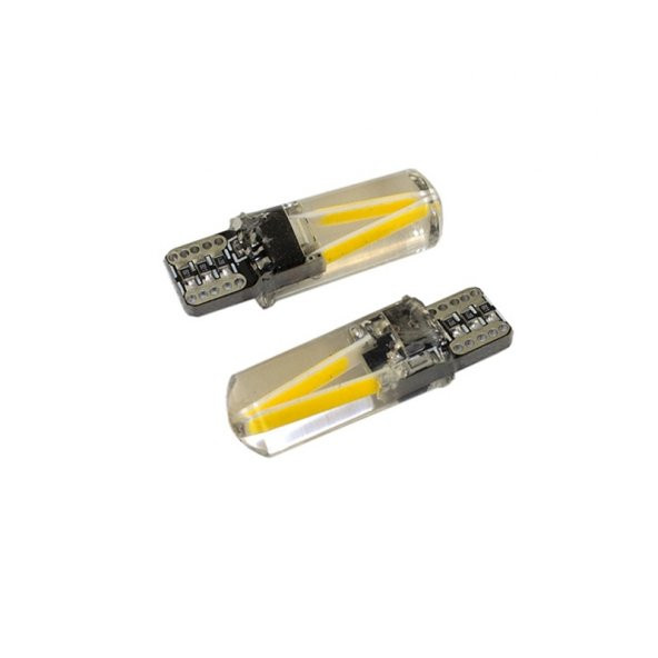 Space Uzun T10 Cob Led Canbus Silikon Ampul 12V Turuncu LAAM678 ürün görseli 1