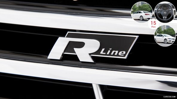 R-line yapıştırmalı logo-siyah / YACI147 ürün görseli 1