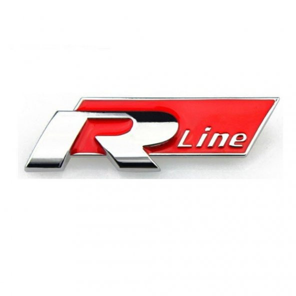 R-line yapıştırmalı logo-kırmızı / YACI148 ürün görseli 1