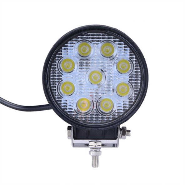 Yuvarlak Çalışma Ve Sis Lambası 9 Led / LASS310 - Resim 3