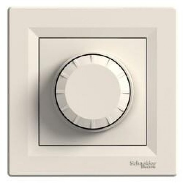 Schneider EPH6400123 Asfora Vavien Krem RL 40-600VA Çerçeveli Dimmer ürün görseli 1