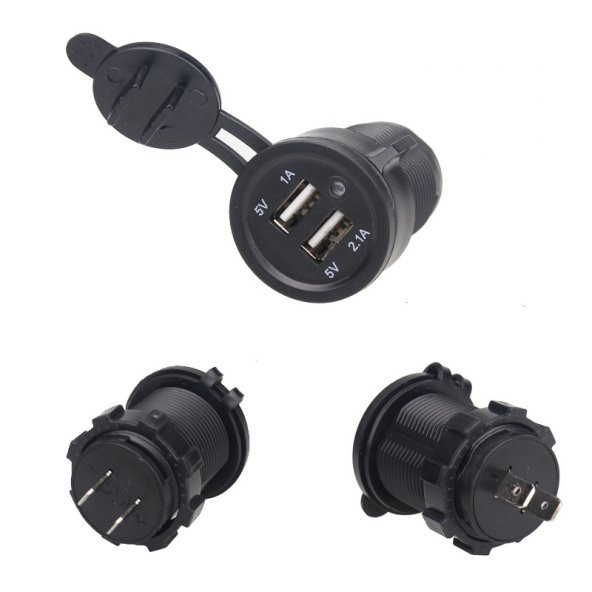Universal çift usb'li soket 12-24V / ICCA102 ürün görseli 1