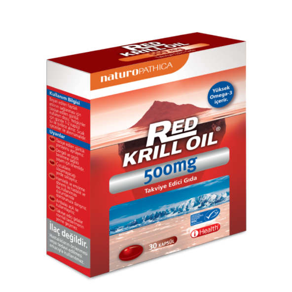 Red Krill Oil 500 mg 30 Kapsül ürün görseli 1