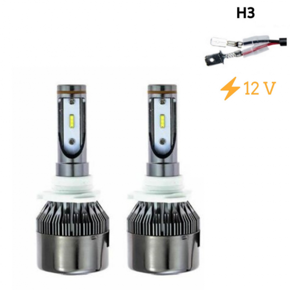 Space Led Far Ampulü Beyaz H3 36W 4800LM 12V LAAM801 ürün görseli 1