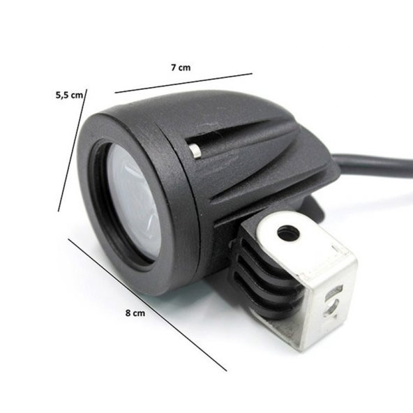 Space Sis lambası 5,5cm 8000K ledli 10-32v adet /LASS226 ürün görseli 1