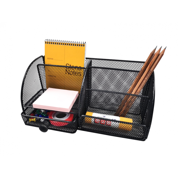5 Bölmeli + Çekmeceli Metal Perforeli Organizer ürün görseli 1