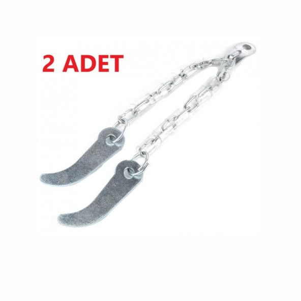 Kasa Bağlantı Ekipmanları Çiftli Zincirli Kasa Çivi-2 Adet ürün görseli 1