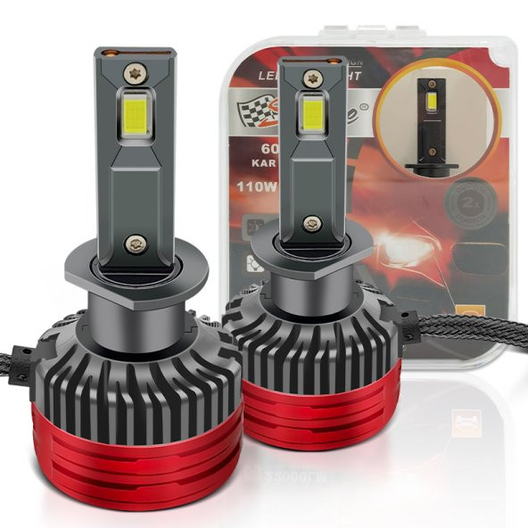 Led far ampulü canbus 110W 22000LM Beyaz Işık H1 12-30V / LAAM922 ürün görseli 1