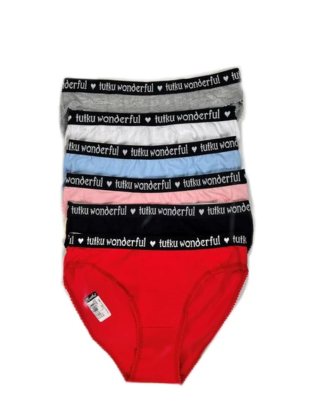 Tutku 12 li Florence Bayan Bikini Külot Kombin 0559 ürün görseli 1