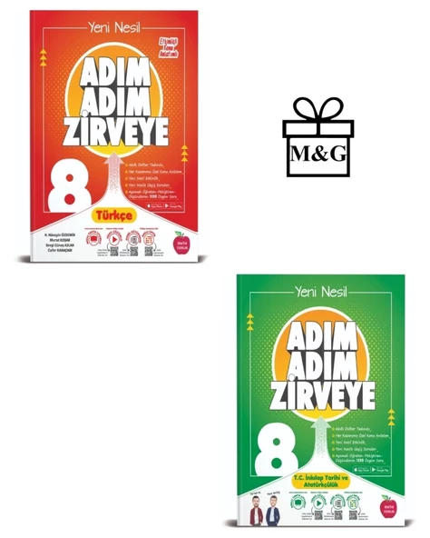 8.Sınıf Adım Adım Türkçe Ve TC. İnkılap Tarihi Ve Atatürkçülük Konu Anlatımlı ürün görseli 1