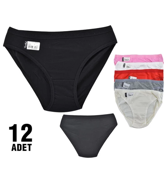 Tutku 12 'li Nevra Bayan Bikini Külot Kombin 0531 ürün görseli 1