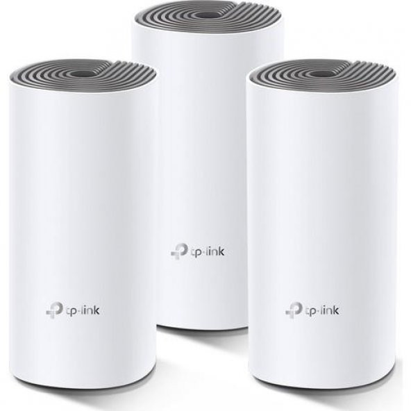 TP-Link Deco E4 1200 Mbps 5 GHz Wi-Fi Mesh Sistemi 3'lü ürün görseli 1