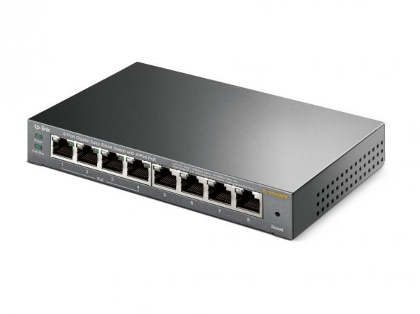 TP-Link TL-SG108PE 8 Port 4-Port PoE Gigabit Easy Smart Switch ürün görseli 1