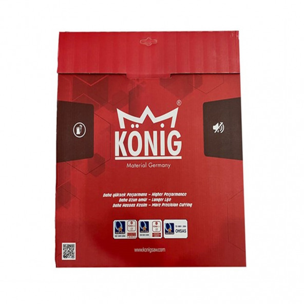 König 300X3.2X30 96 Ahşap Mdf Sunta Testere - Resim 2