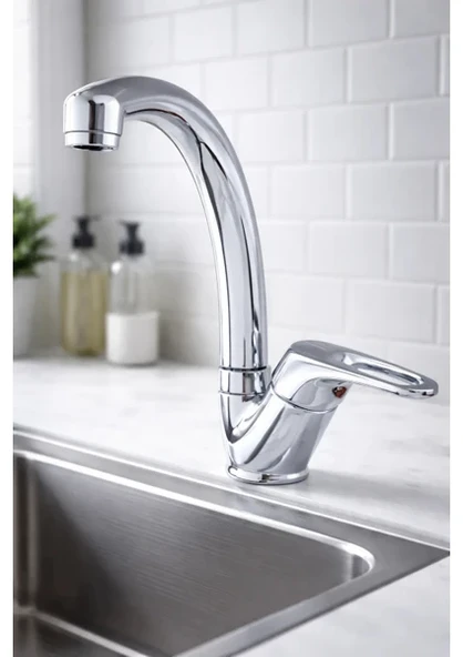 Sardıcı Tek Su Girişli Lavabo Bataryası Mix Borulu Lavabo Bataryası ürün görseli 1